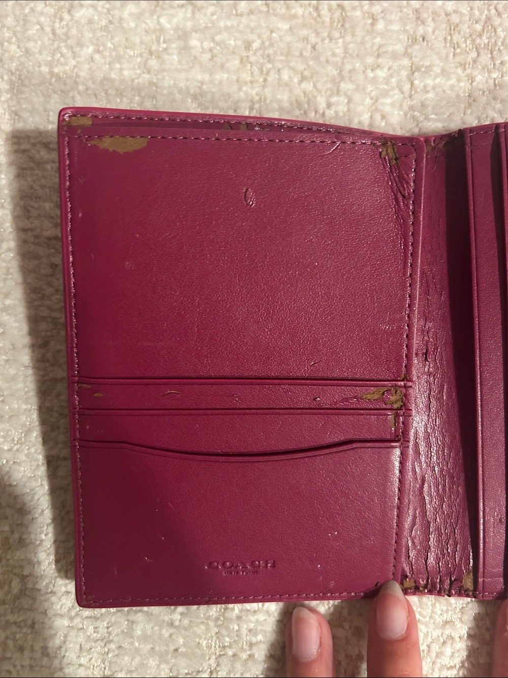 Coach Passport Holder - Picture 3 of 5